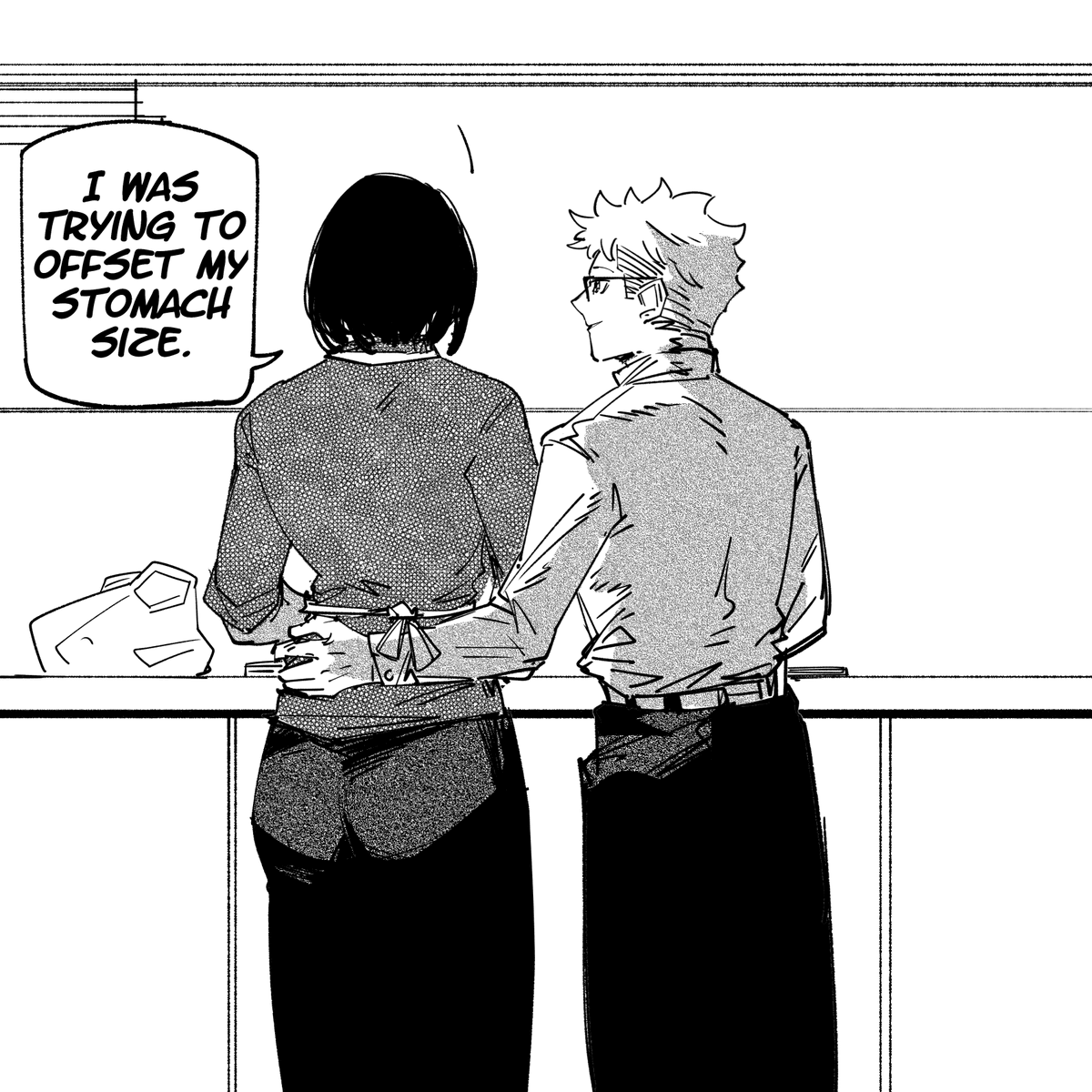 My wife is getting taller? 