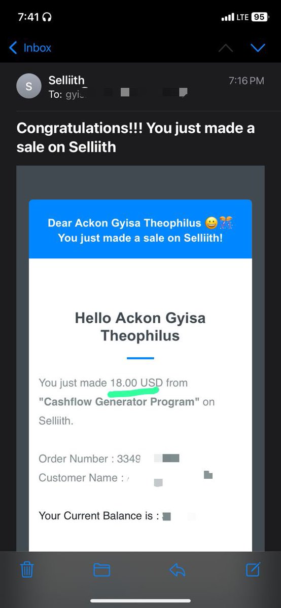 philus_gyisa's tweet photo. Say Dollars … 💸🍀✅🎉
Do you still call affiliate marketing business scam? Then you’re missing out huge things
There’s money online…. I bless the day I started this affiliate marketing business
Another $18.00 USD bagged 💸🔥✅
Thanks to @Selliith #philus https://t.co/RGxZzK8Rv5