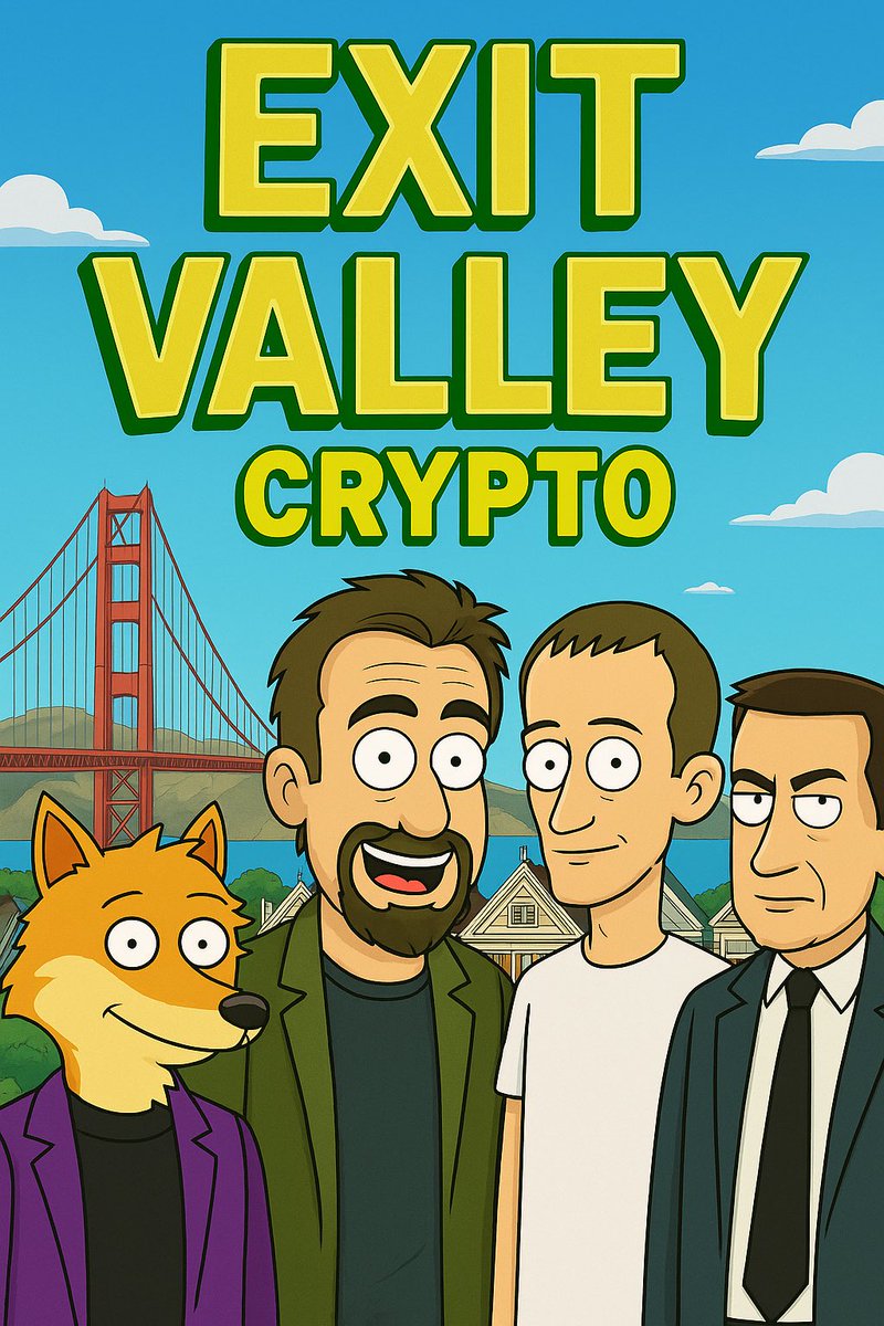 90 minutes until the world premiere of <a href="/EV_CRYPTO_SHOW/">Exit Valley Crypto (TV Show)</a> 📽️🎞️

Join us for our inaugural episode. 
The crypto elite unite to battle a greater evil. 
Will we ever discover the real Satoshi?

Tune in!

youtu.be/rH80shM2f5s?si…