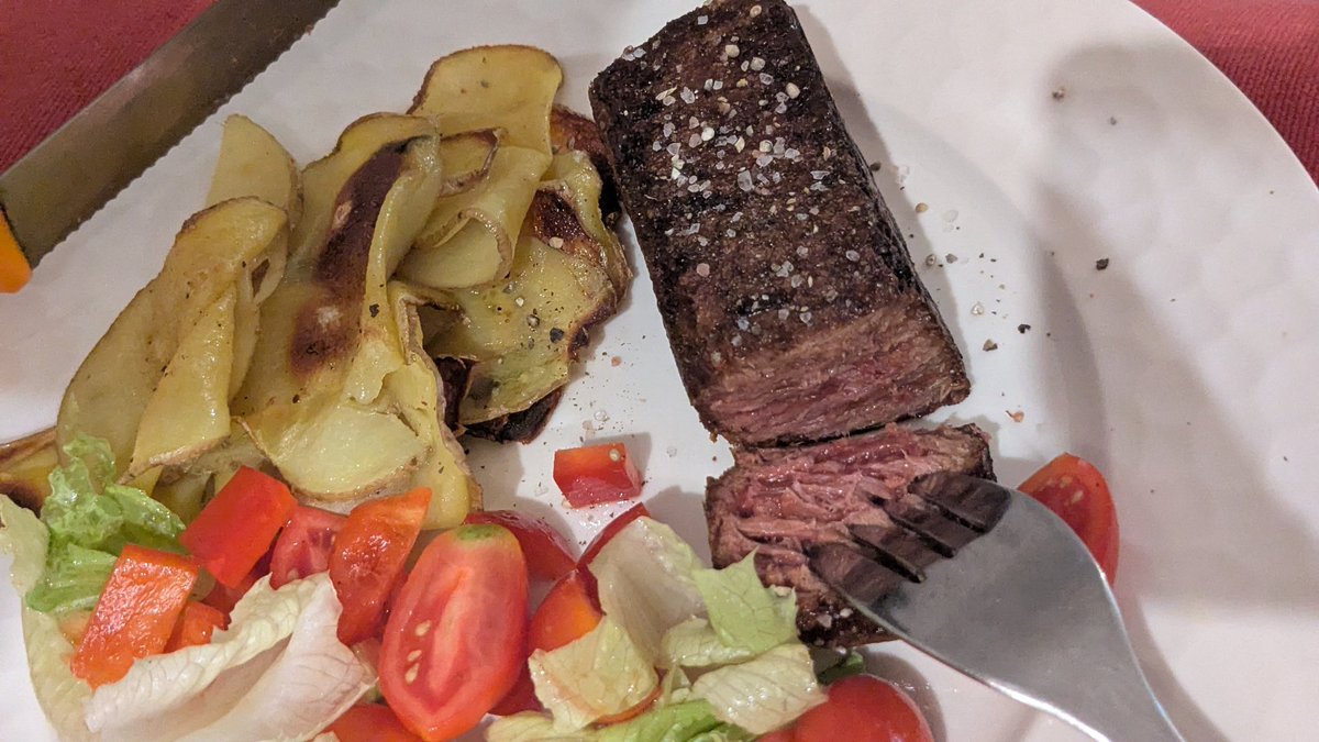 This steak is not real...