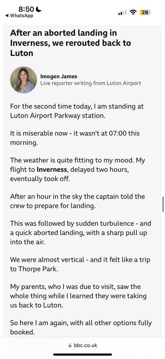 A dreich old day but any excuse to contribute to our live pages!