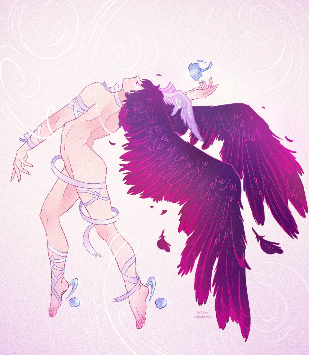 elphielois's tweet photo. This. But Columbina ver. 🪽
Finally got to draw her 🤍
#GenshinImpact #Columbina #NodKrai #Genshin 
Wanted to see her hair as literal wings https://t.co/5JxBPzo275