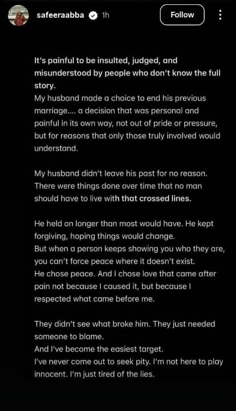 Theladybeccaa's tweet photo. Safeera breaks silence amidst saga.
#ahmedxm #safeera https://t.co/38ixmOKhfR