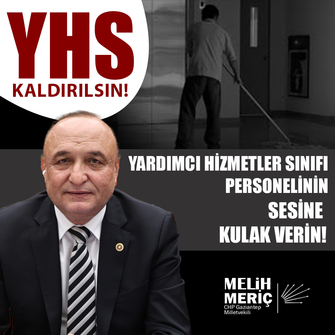 melih_meric's tweet photo. Kamu kuruluşlarında Yardımcı Hizmetler Sınıfı'nda görev yapan personeller, eğitim durumları ve statülerine uygun olarak Genel İdari ve Teknik Hizmetler Sınıfı'na geçiş hakkını talep etmektedir. Bu personelin talepleri karşılanmalı, tanımsız görevlendirmeler nedeniyle yaşanan mağduriyetler acilen giderilmelidir.

Yıllardır hak ettikleri değeri göremeyen Yardımcı Hizmetler Sınıfı'ndaki personelin taleplerini görmezden gelmek, hükümetin çalışan haklarına ne kadar duyarsız olduğunun bir göstergesidir. Adalet ve liyakat vurgusu yapanların, bu konudaki sessizlikleriyle samimiyeti sorgulanmaktadır. Çalışanlarımıza hak ettikleri geçiş hakkını vermemek, geleceğin güçlü kamu yapısını kurma yolunda ciddi bir engeldir. 

@yhsplatform  @YhsPlatformu
