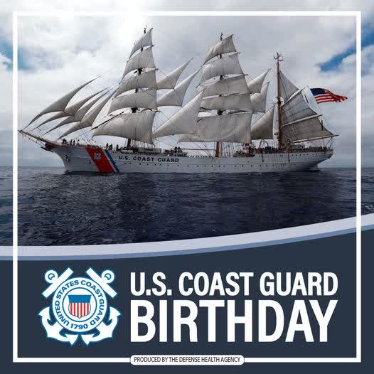Happy Birthday to the U.S. Coast Guard ⚓️