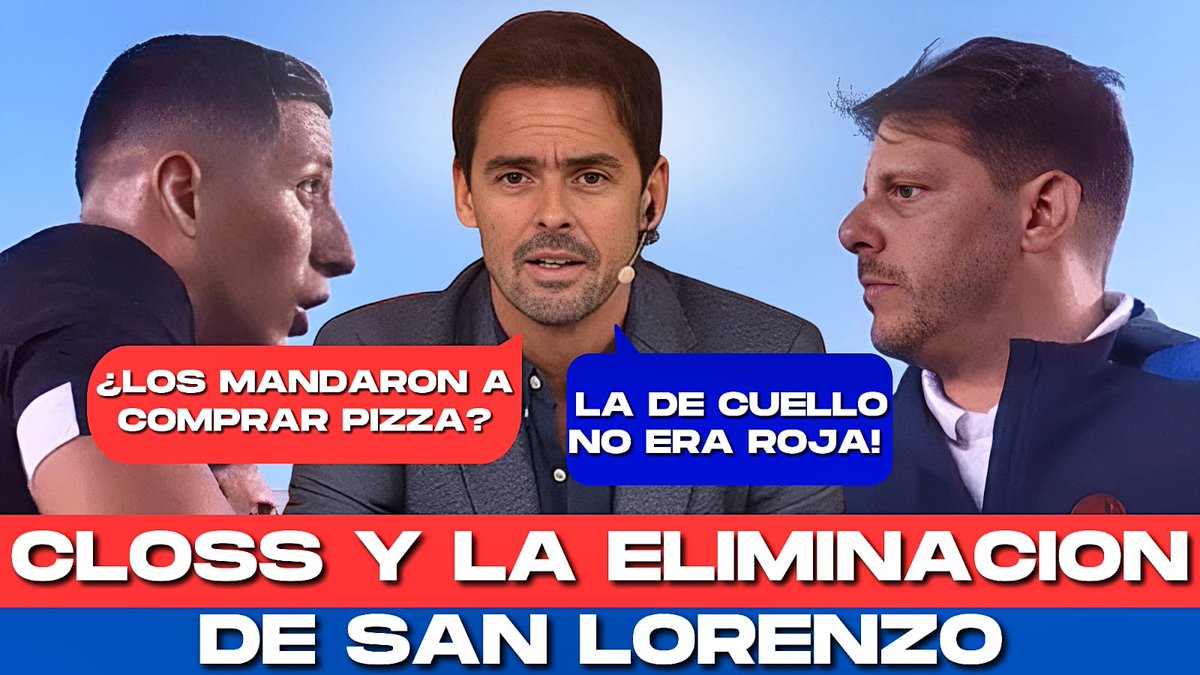 RinconAzulgrana's tweet photo. Closs habló sobre el partido de San Lorenzo y Tigre, entre la pizza de los dirigentes y la injusta expulsión a Cuello.
https://t.co/6vQuJsxPmG https://t.co/dTCatDg7qs