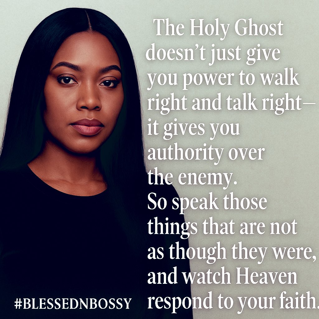 BLESSEDNBOSSYT's tweet image. #KingdomMindset #WalkingInAuthority
#GodConfidence #WomanOfGod #SpiritLed #DivinePower #DaughterOfTheKing #CoveredAndCalled #FaithOverEverything🤍