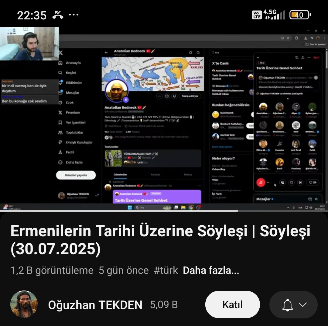 <a href="/oguzhantekden/">Oğuzhan TEKDEN</a> ve <a href="/Adbhpvohvgov/">Alper</a>  arkadaşlar çok keyifli bir yayın yapmışlar, Ermeni tarihini prehistoryadan, modern döneme kadar ele almışlar, Ermeni tarihini çokça okumuş ve dinlemiş biriyim ama yine de Cengizhan Dağkıran arkadaş çok derinlikli ve objektif bir sunum yaptı.