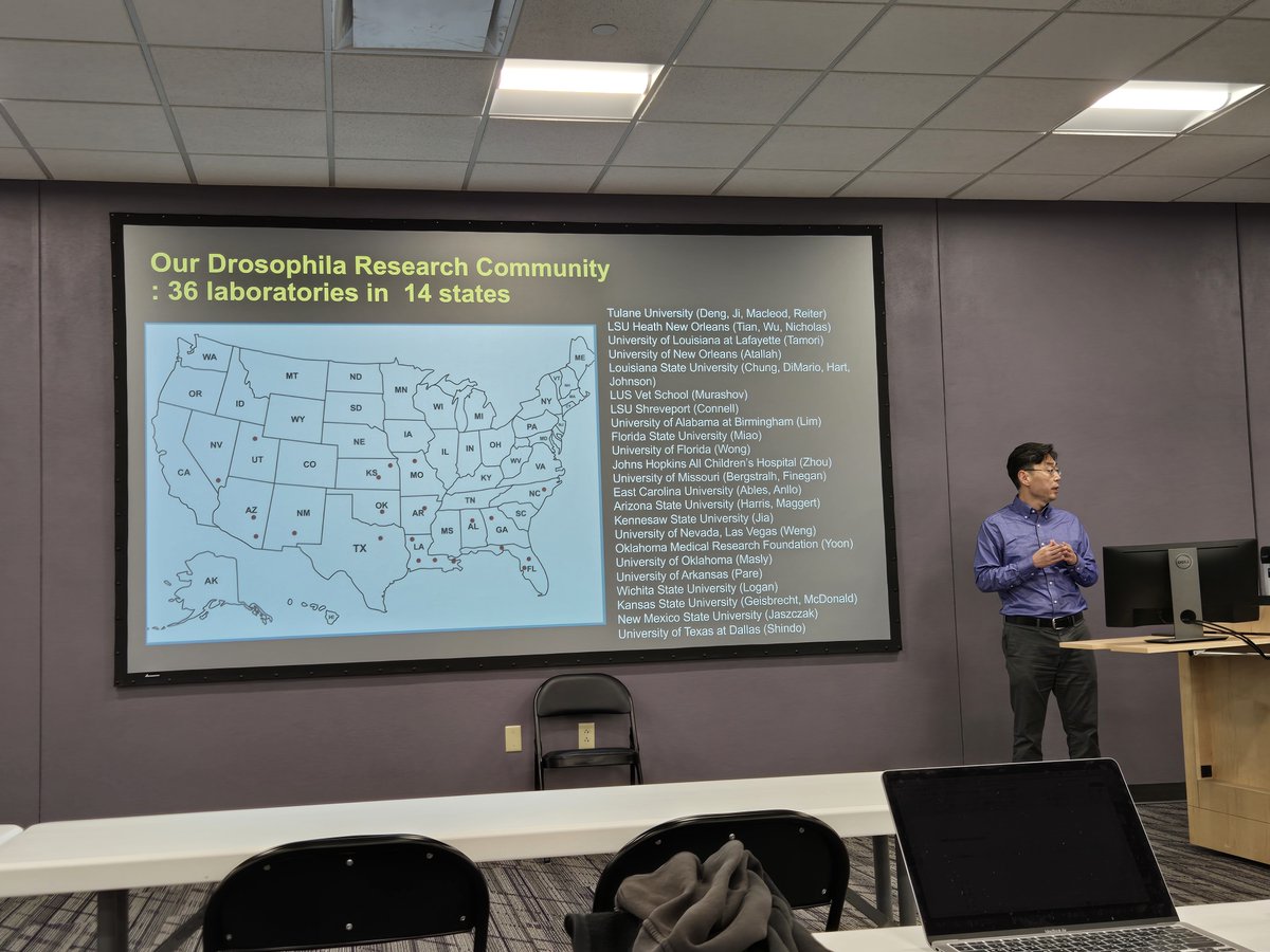 Great to see many people, including <a href="/Denglab_Tulane/">DengLab</a> <a href="/YoichiroTamori/">Yoichiro Tamori</a>, Alex Murashov, Jun-Yuan Ji, Chunlai Wu, Aiguo Tian, and their trainees. Special thanks to <a href="/WanheeYoon/">Wan Hee Yoon</a> and Xiaolin Tian, for organizing this year’s event!