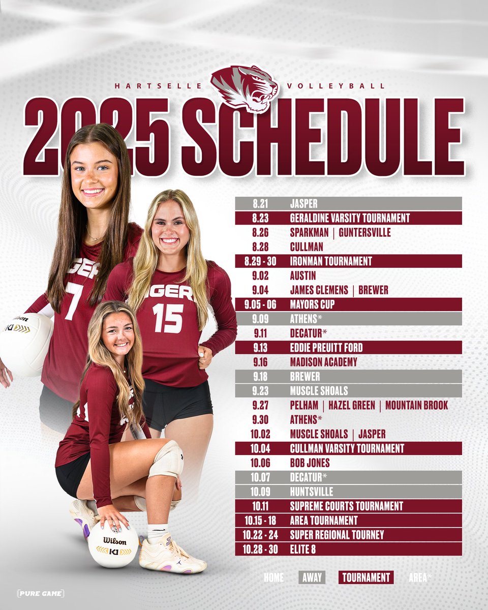 It’s almost volleyball season! Go Tigers!