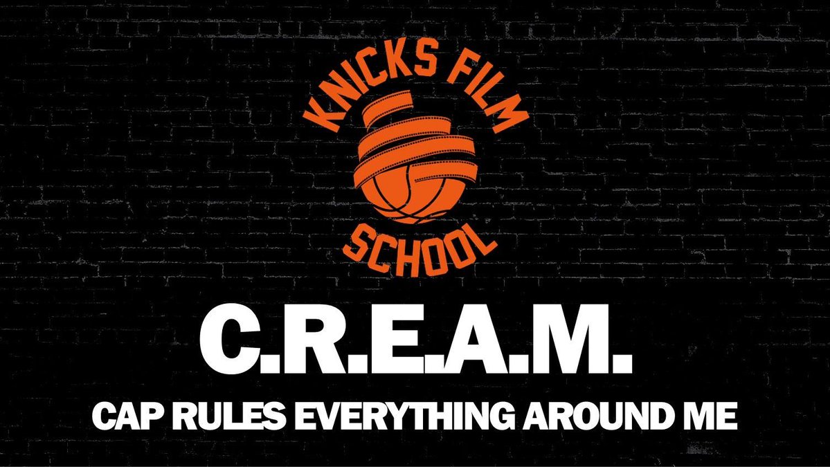 Knicks Film School (@knickfilmskool) on Twitter photo TONIGHT…
C.R.E.A.M. - Cap Rules Everything Around Me
Join <a href="/TheCohencidence/">Jeremy Cohen</a> at 7pm EST for a LIVE Q and A as we put a bow on the Knicks offseason... for now 👀
TUNE IN - youtube.com/live/y-tLNR0Hj… TONIGHT…
C.R.E.A.M. - Cap Rules Everything Around Me
Join <a href="/TheCohencidence/">Jeremy Cohen</a> at 7pm EST for a LIVE Q and A as we put a bow on the Knicks offseason... for now 👀
TUNE IN - youtube.com/live/y-tLNR0Hj…