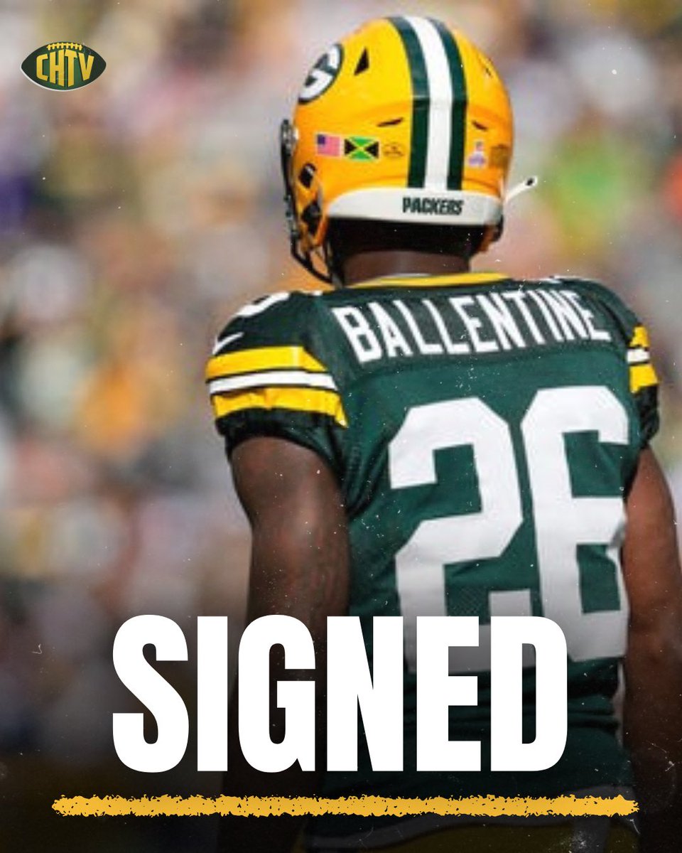 🧀The Packers have signed Corey Ballentine, who replaces the newly released CB Gregory Jr. per the transaction wire. 

A veteran DB and trusted special teamer returns!