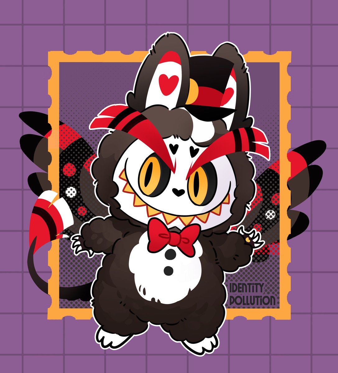 I finished some work and let myself draw Labubusk and Labubangel at 4AM last night as a treat 😈

#hazbinhotel #hazbinhotelangeldust
#hazbinhotelhusk