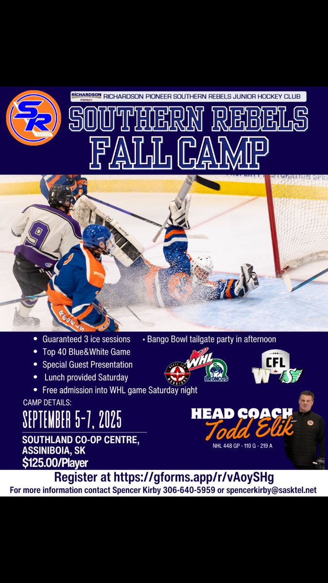 We are looking for players to join our team for the upcoming season. Here are some details for our upcoming camp