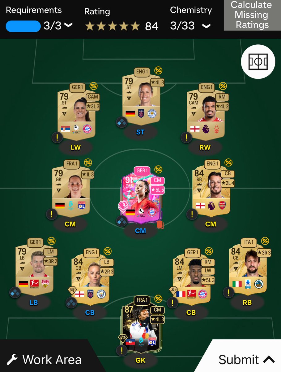 🚨FASTEST 84x10 Method In #FC25💨
(👇How To Use It👇)

1️⃣TOTW Upgrade - 83(9) and 82(2)✅
2️⃣83+ Player Picks - Rare Golds(4) and Common Golds (2)
3️⃣84x10 PaleTools (👇Template Below)

❌Out Of TOTW’s?
👆Step 1️⃣

❌No 83’s or 82’s?👇
4️⃣89 Duplicate Exchange (Max 93’s)

❌Duplicate