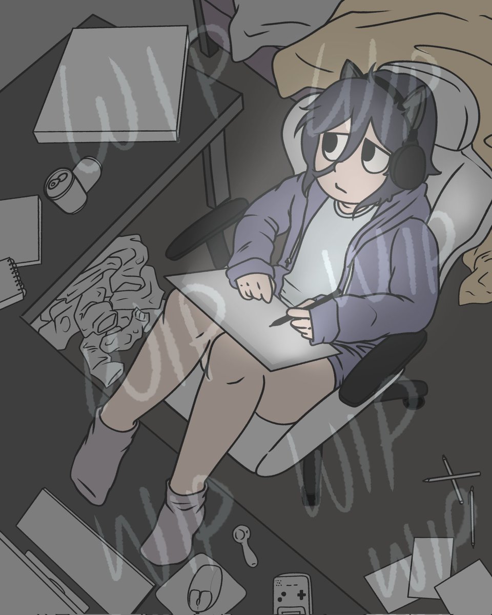 I got a job at the local zoo (yay!)
Also here's a wip