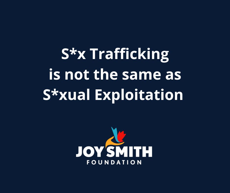 S*x trafficking is a form of human trafficking, when someone makes money by selling someone else for s*xual services. S*xual exploitation is abuse where someone takes advantage &amp; forces someone else to give or receive an unwanted s*xual interaction.  
bit.ly/JSFHandouts