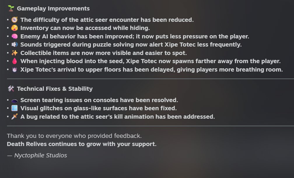 Death Relives Game tweet media