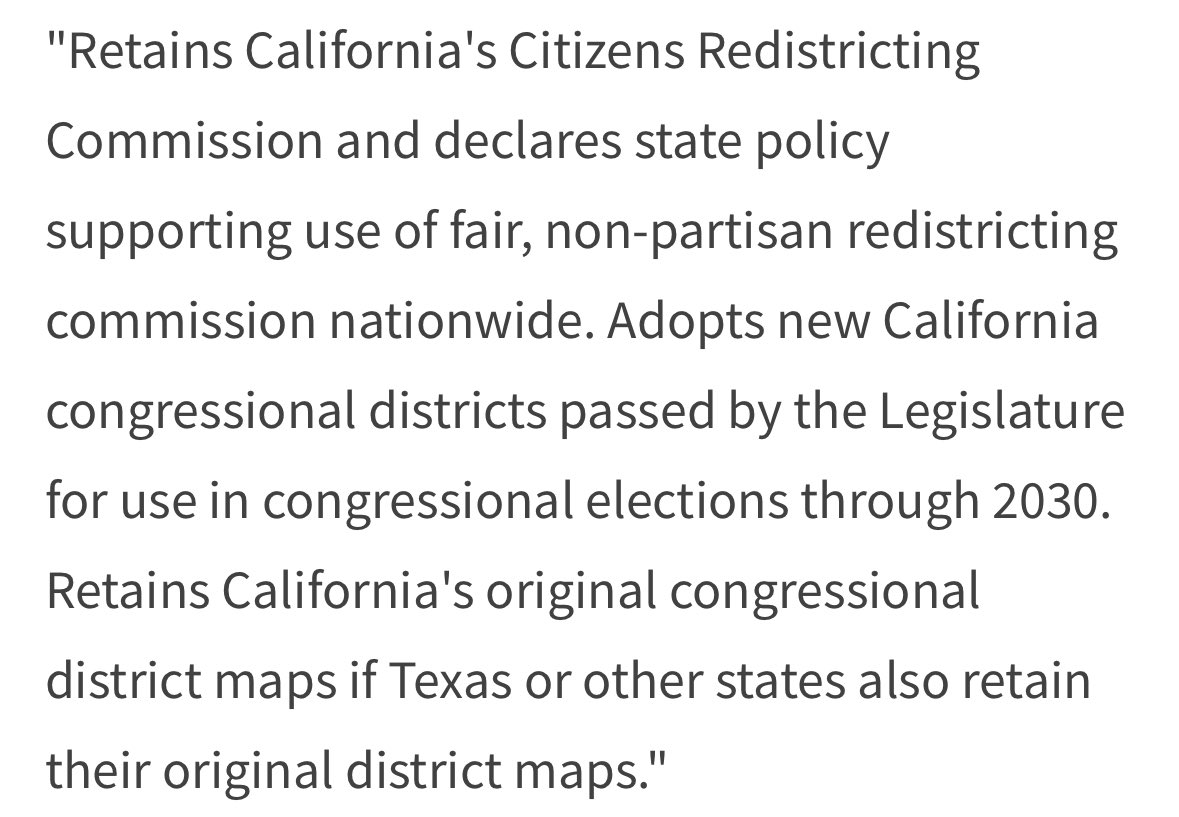 KCRA has obtained the proposed ballot language for Newsom’s redistricting scheme. It is even more shamelessly dishonest than I expected. The first sentence says the measure “retains” the Citizens Redistricting Commission when the entire point is to push it aside.