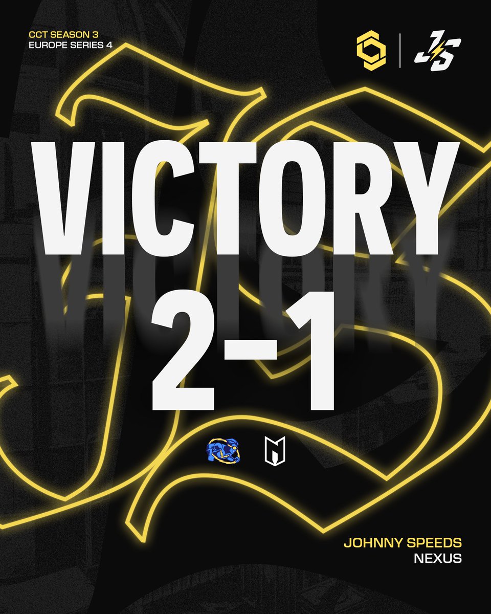 Johnny Speeds ⚡️ (@johnnyspeedscs) on Twitter photo STAYING ALIVE 💪
2-1 against <a href="/NexusGamingRo/">Nexus Gaming</a> and we will be in the 2-2 pool in 2 days on <a href="/CCT_CS/">Champion of Champions Tour CS2</a> EU Series #4 group stage.
We'll see you soon 😤
#JohnnySpeedsProceeds STAYING ALIVE 💪
2-1 against <a href="/NexusGamingRo/">Nexus Gaming</a> and we will be in the 2-2 pool in 2 days on <a href="/CCT_CS/">Champion of Champions Tour CS2</a> EU Series #4 group stage.
We'll see you soon 😤
#JohnnySpeedsProceeds
