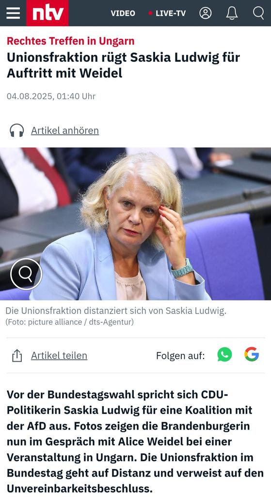 "Nee, Saskia, das macht man nicht ... einfach mal nach Ungarn ausbüxen und mit der bösen Alice spielen ... Nee, nee, das darfste nicht." 😆
#Brandmauer