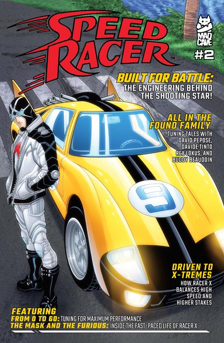TODAY is Final Order Cutoff for SPEED RACER #2!

With Pops in the hospital, Speed's last hope of saving his family is the Formula X League! But with drivers like Snake Oiler on the tracks, Speed will learn the competition plays for keeps...

Call your comic shop to preorder NOW!