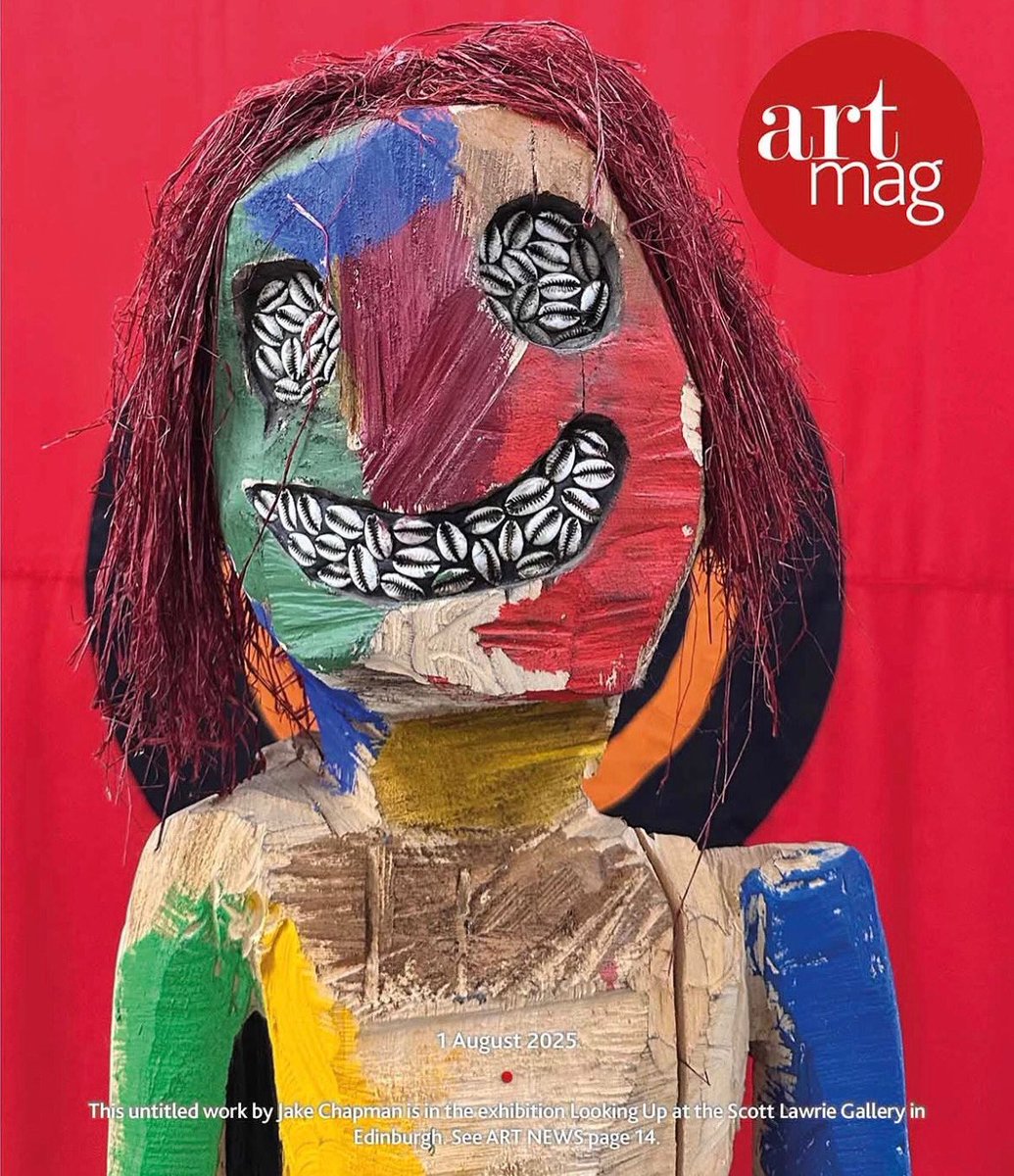 Out of Hand Scotland (@outofhandscot) on Twitter photo Out now the new digital issue of <a href="/artmaguk/">Artmag</a> with the latest #Scottish #arts news. View and download it here
Image Jake Chapman, Scott Lawrie Gallery, #Edinburgh. Out now the new digital issue of <a href="/artmaguk/">Artmag</a> with the latest #Scottish #arts news. View and download it here
Image Jake Chapman, Scott Lawrie Gallery, #Edinburgh.