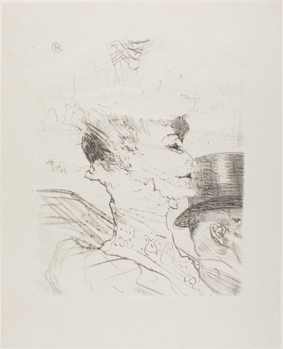 Louise Balthy, from Treize Lithographies #artbots #lautrec