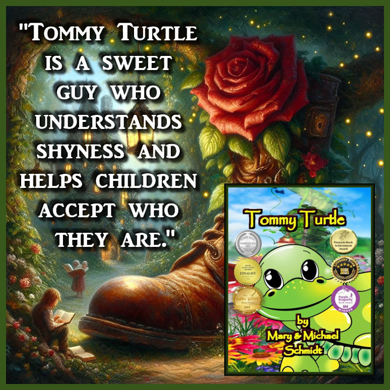 <a href="/A_DiAngelo/">Anthony Di Angelo - Author</a> Thanks! $2.99 "Tommy Turtle learns #confidence, and his #selfesteem increases, giving him success over shyness. All kids are shy! Friendly kids!" amazon.com/Tommy-Turtle-M… #kidlit #PictureBooks #inclusion <a href="/MaryLSchmidt/">Mary L Schmidt aka #SJackson</a>
#TommyTurtle #bookboost #BooksWorthReading