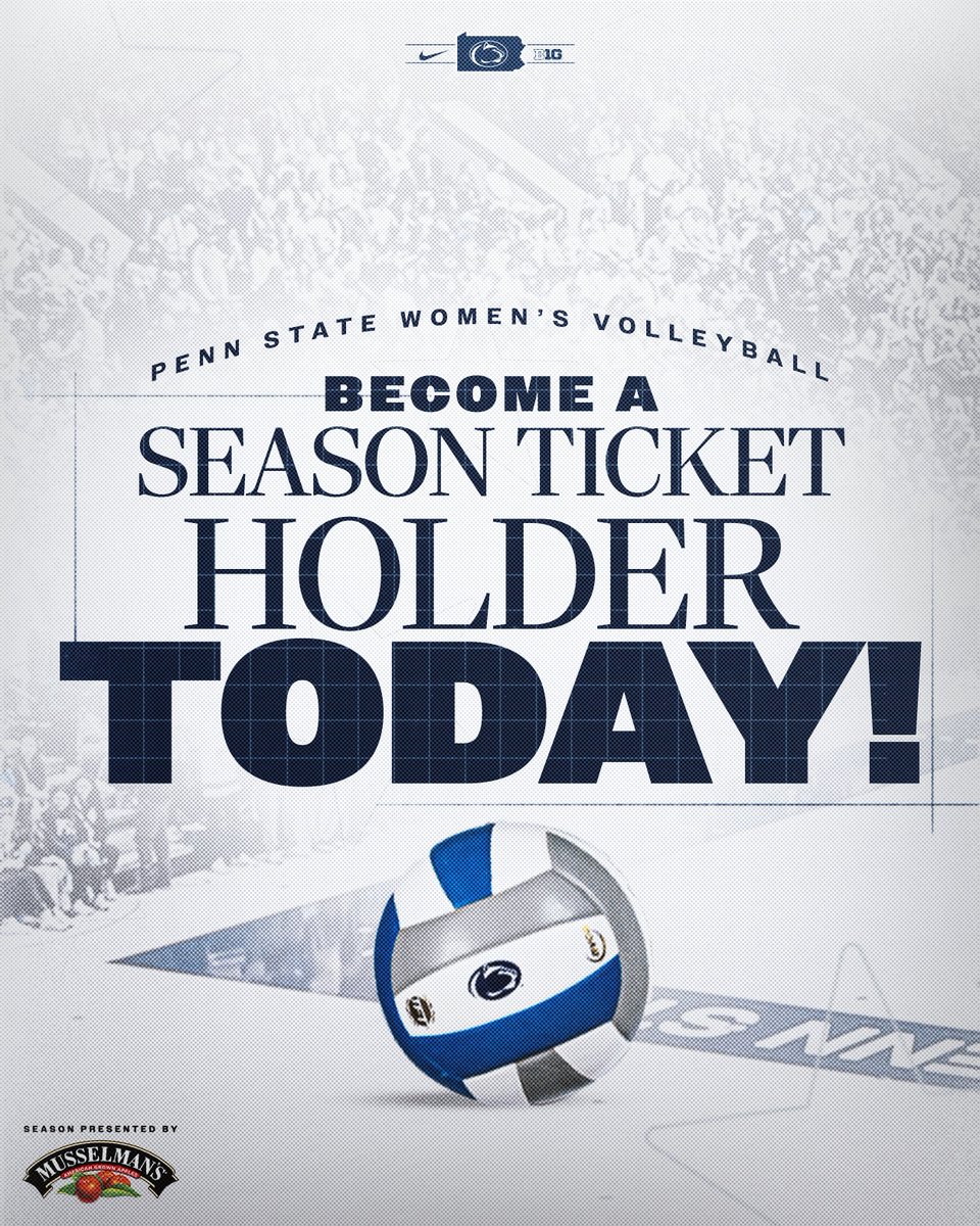 Reserve your seats now! Don't miss out on the best matches this season at Rec Hall‼️

🎟️ am.ticketmaster.com/pennstate/buy/…

#WeAre🏆