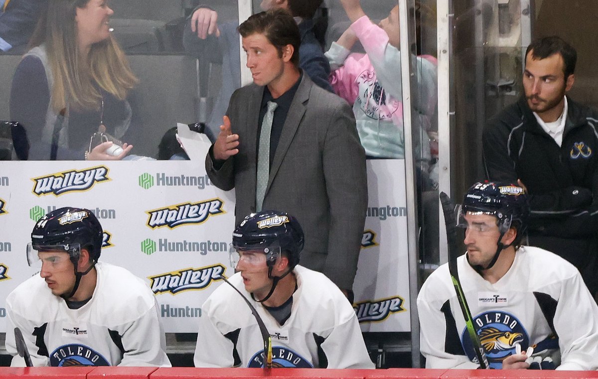 Mark Monroe (@monroeblade) on Twitter photo Hirschfeld ranks 9th in <a href="/ToledoWalleye/">Toledo Walleye</a> history in games played (200), 9th in points (153), and 8th in goals scored (59). Toledo qualified for the playoffs every season with Hirschfeld behind the bench — Kelly Cup Finals three times (2019, 2022, and 2025). toledoblade.com/sports/walleye… Hirschfeld ranks 9th in <a href="/ToledoWalleye/">Toledo Walleye</a> history in games played (200), 9th in points (153), and 8th in goals scored (59). Toledo qualified for the playoffs every season with Hirschfeld behind the bench — Kelly Cup Finals three times (2019, 2022, and 2025). toledoblade.com/sports/walleye…