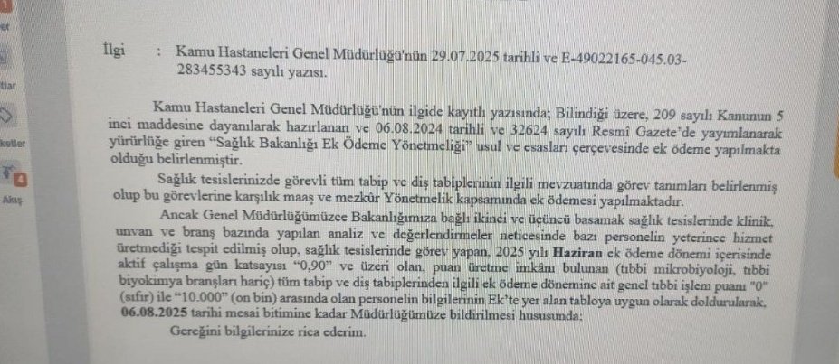 Evet, Sayın <a href="/drmemisoglu/">Prof. Dr. Kemal Memişoğlu</a> <a href="/saglikbakanligi/">T.C. Sağlık Bakanlığı</a> bürokratlarınızın performansı nasıl bu konuda?
Biz söyleyelim sadece sizin dönemde değil yıllardır kötü, çok kötü...
Haberli denetimler nasıl gidiyor sorun.
Onlar ancak hekim diploması olan özeldeki meslektaşlarımıza ceza yazarlar...
Halk