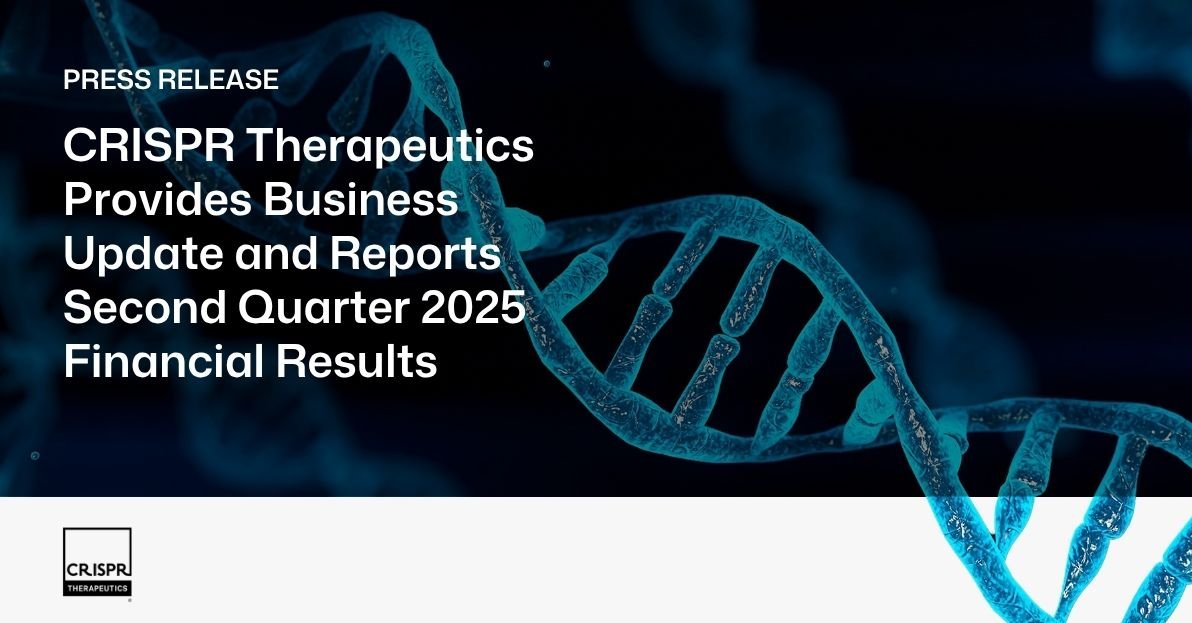 Today, we announced our second quarter earnings results. Read more about our recent highlights and outlook: bit.ly/3HeOP5h #CRSP