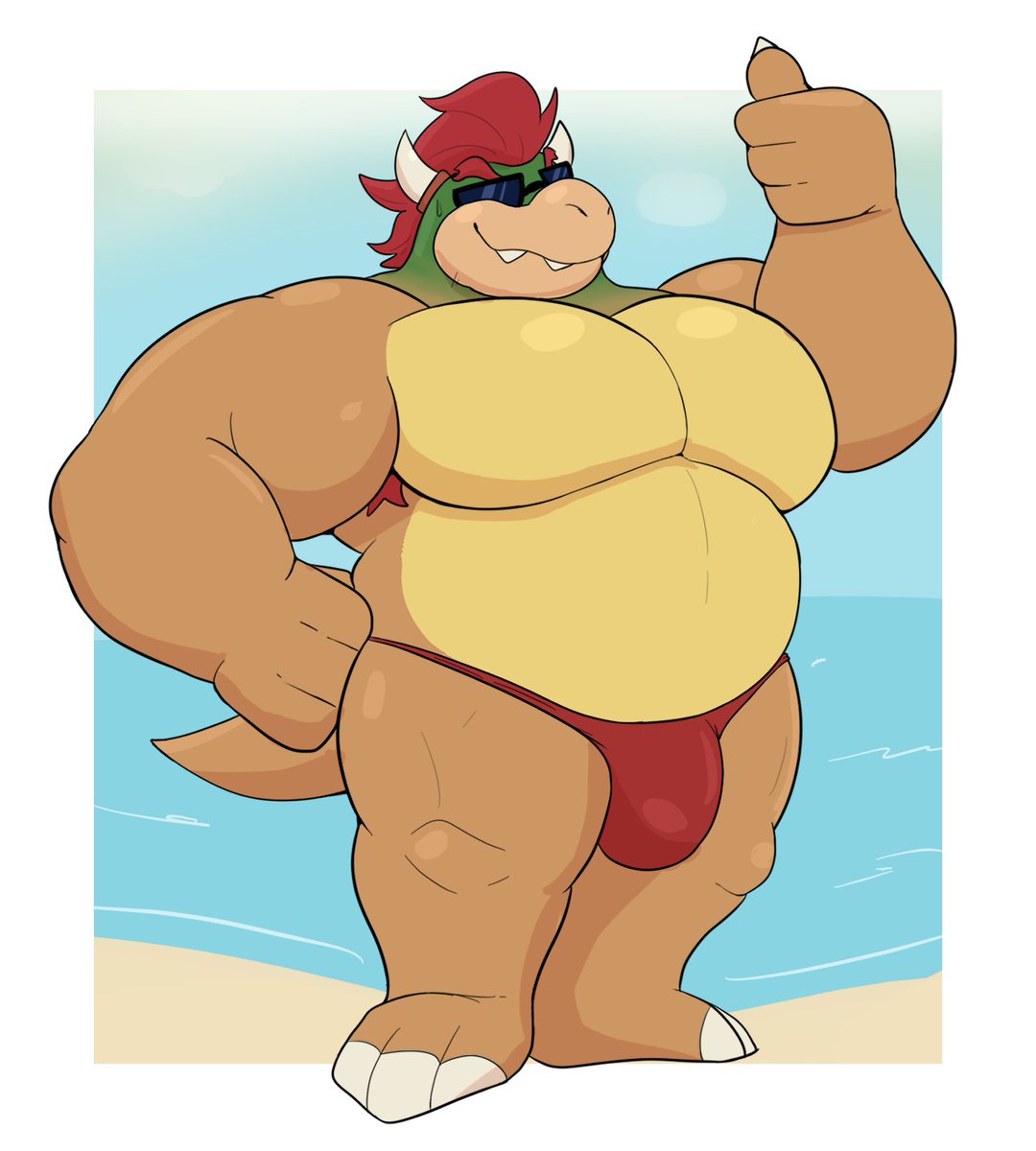Bowser ready to swim!

#BowserDay2025 #BowserDay