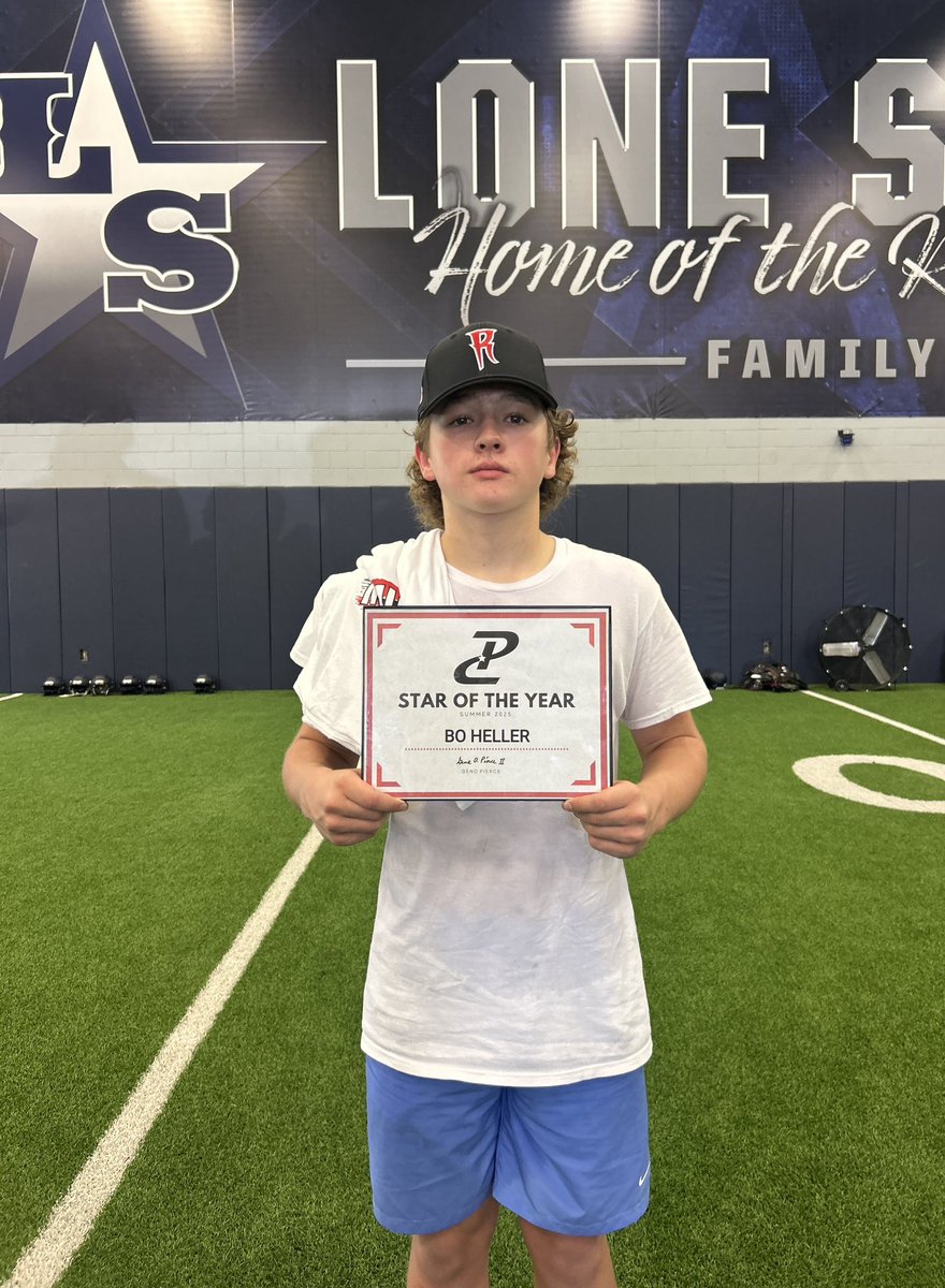 Performance Course (@pcnowisthetime) on Twitter photo You better believe the future of the #FAMILY is in great hands! 💪
This <a href="/LSHSRangers/">Lone Star Rangers</a> Developmental group absolutely CRUSHED their summer program. These dudes went to WORK! 😤
Big S/O to this group, all our award winners, and the ⭐️ of the Year: Bo Heller! You better believe the future of the #FAMILY is in great hands! 💪
This <a href="/LSHSRangers/">Lone Star Rangers</a> Developmental group absolutely CRUSHED their summer program. These dudes went to WORK! 😤
Big S/O to this group, all our award winners, and the ⭐️ of the Year: Bo Heller!
