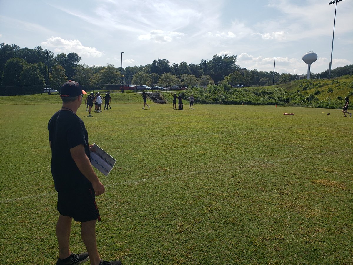 CBS6SportsSean's tweet image. Got a sneak preview of the Powhatan Indians (@POWHS_Football)and their new HC George Bland (@gblandjr)!  

@CBS6 @powhatanhsath #FSFCBS6 #FinalScoreFriday #GeorgeBland