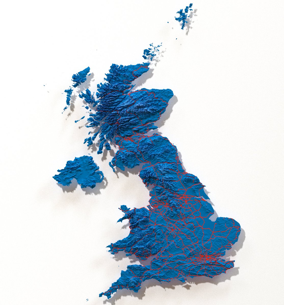 Sofia Lazar (@lazarsofia1) on Twitter photo 🚨 Ever seen #UK railways breathe over terrain?
😎Rendered in R.......Rail veins in red
#London pulses, the Highlands whisper
#OSM + #rayshader = 🔥
Just in case you want to learn HOW? 👉👉👉<a href="/milosmakesmaps/">Milos Makes Maps</a>
#DataViz #Rstats #England #Wales #Scotland 🚨 Ever seen #UK railways breathe over terrain?
😎Rendered in R.......Rail veins in red
#London pulses, the Highlands whisper
#OSM + #rayshader = 🔥
Just in case you want to learn HOW? 👉👉👉<a href="/milosmakesmaps/">Milos Makes Maps</a>
#DataViz #Rstats #England #Wales #Scotland