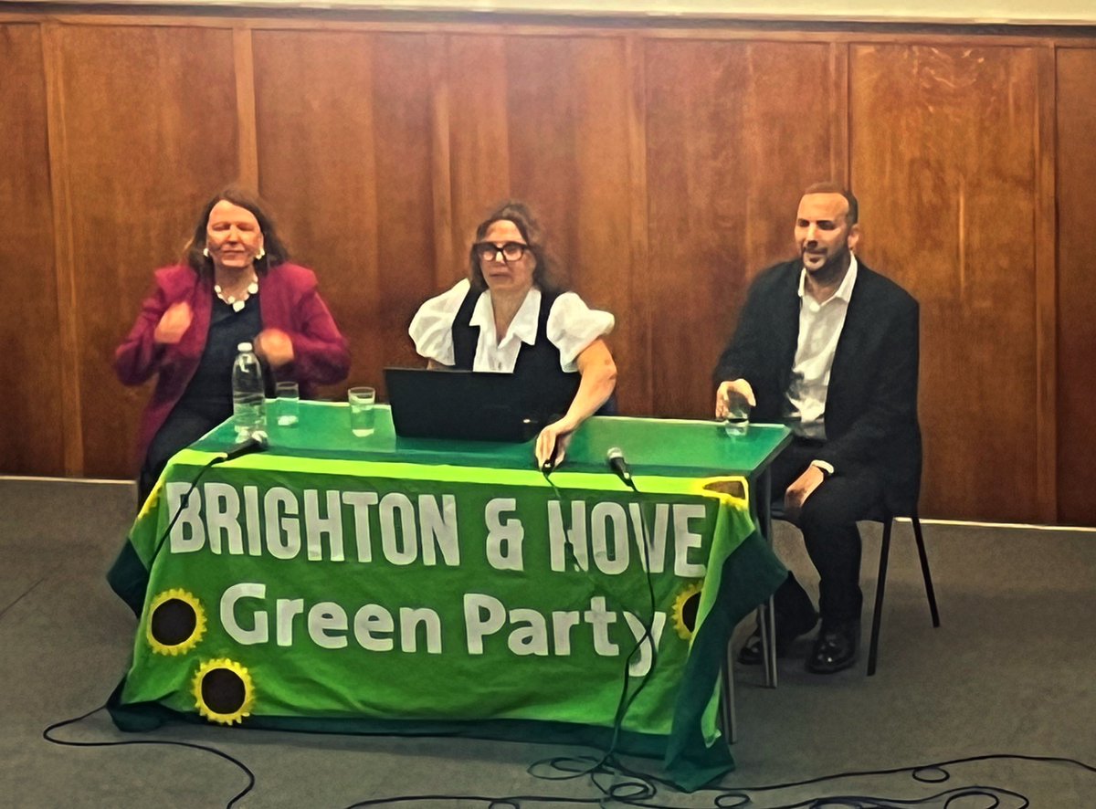 Adam Burns (@adbhist) on Twitter photo Really interesting to hear two of the Green Party leadership hopefuls at a hustings in Brighton tonight - Ellie Chowns and <a href="/ZackPolanski/">Zack Polanski</a> - as a non member it was a privilege to be able to hear their visions for the party - many thanks ๐ Really interesting to hear two of the Green Party leadership hopefuls at a hustings in Brighton tonight - Ellie Chowns and <a href="/ZackPolanski/">Zack Polanski</a> - as a non member it was a privilege to be able to hear their visions for the party - many thanks ๐