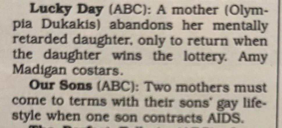 They don’t make tv movies like they used to