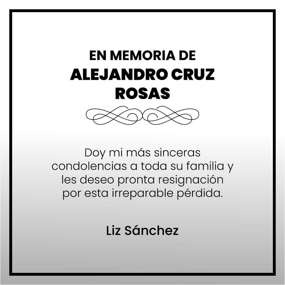 Envío un abrazo con mucho cariño y solidaridad a mi querido amigo <a href="/JoseNabCruz/">José Nabor Cruz Marcelo</a> por el sensible fallecimiento de su señor padre.

No hay palabras que alivien un dolor tan profundo, pero mi corazón y pensamiento están contigo en este momento tan difícil.

Descanse en paz 🕊️