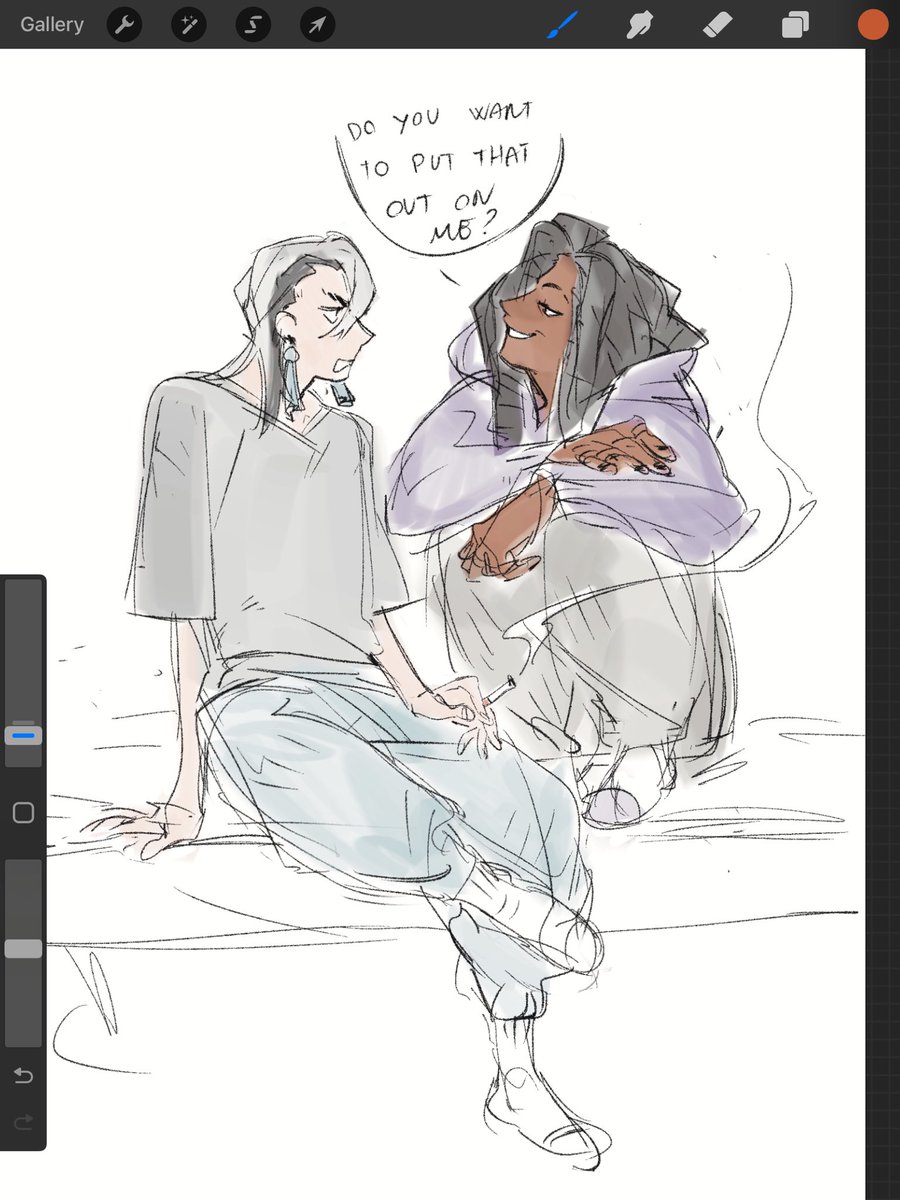 Jubigiu_u's tweet image. Took a break from a wip to doodle this 
#janka