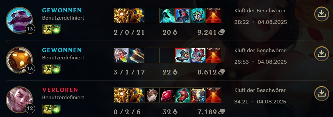 2:1, got clapped in 1st, locked in game 2-3.
So we still Matchday undefeated (10-0) 

In this sense: Wiederhörn! 🤠