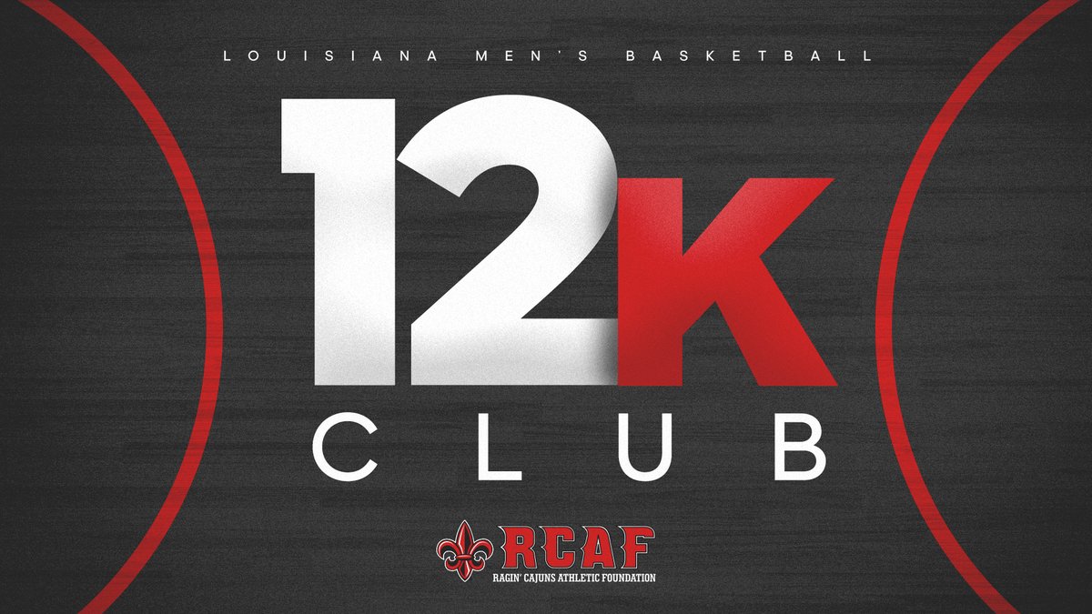 RCAF (@geauxrcaf) on Twitter photo Introducing the 𝟏𝟐𝐊 𝐂𝐋𝐔𝐁!🏀
Join Coach White and <a href="/RaginCajunsMBB/">Louisiana Ragin’ Cajuns® Men's Basketball</a> as they compete for championships and represent a commitment to excellence, community, and purpose.🤟
Make a commitment to the 12K Club today and help shape the future of Louisiana Men's Basketball.
🔗: Introducing the 𝟏𝟐𝐊 𝐂𝐋𝐔𝐁!🏀
Join Coach White and <a href="/RaginCajunsMBB/">Louisiana Ragin’ Cajuns® Men's Basketball</a> as they compete for championships and represent a commitment to excellence, community, and purpose.🤟
Make a commitment to the 12K Club today and help shape the future of Louisiana Men's Basketball.
🔗:
