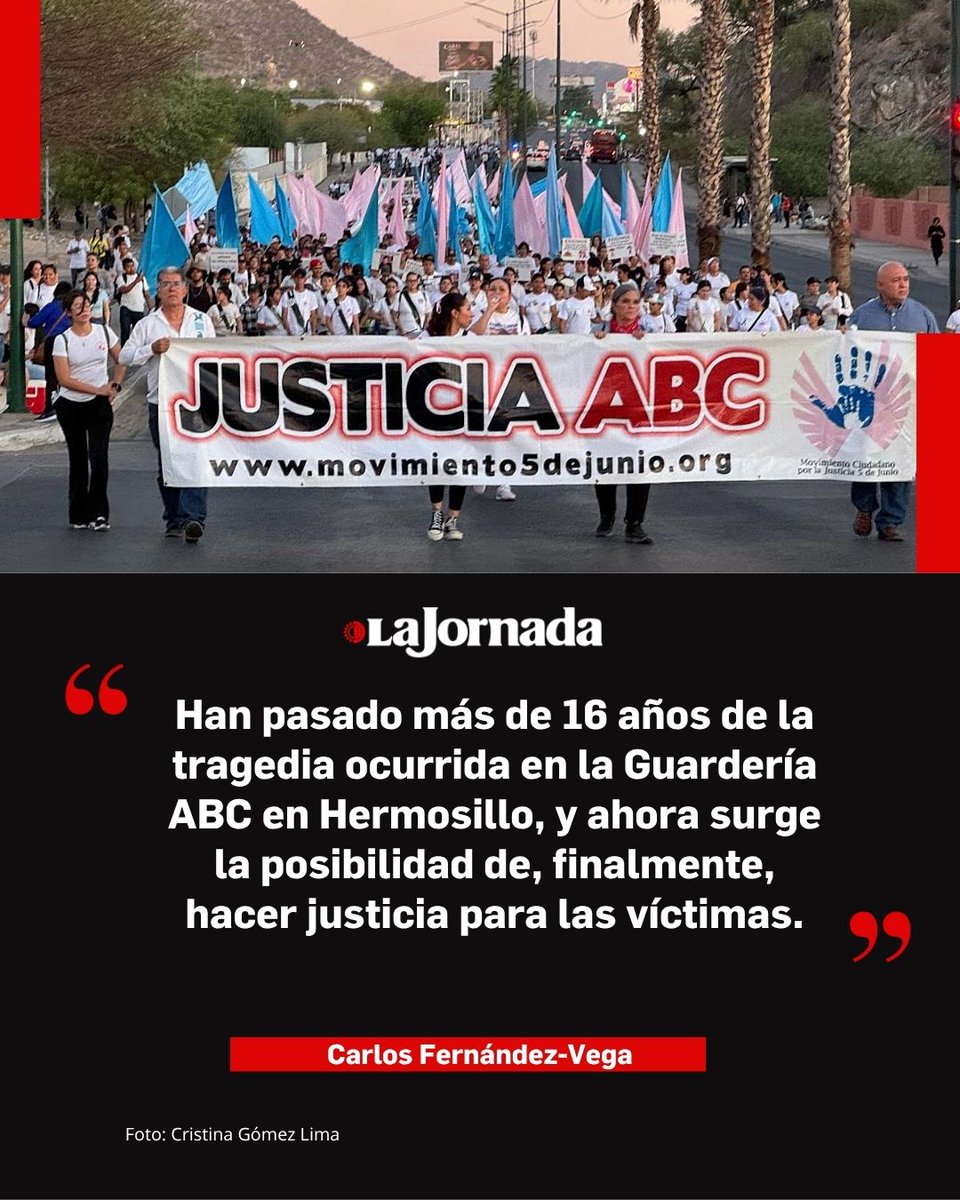 La Jornada Impresa (@lajornada) on Twitter photo #MéxicoSA, columna de <a href="/cafevega/">Carlos Fernández-Vega</a>
#GuarderíaABC: ¿fin de la impunidad? | Los responsables de esta tragedia se mantienen impunes, no sin la operación del Estado ordenada por el entonces inquilino de Los Pinos, <a href="/FelipeCalderon/">Felipe Calderón 🇲🇽🇺🇦</a>, su secretario de Gobernación, Fernando Gómez Mont, el #MéxicoSA, columna de <a href="/cafevega/">Carlos Fernández-Vega</a>
#GuarderíaABC: ¿fin de la impunidad? | Los responsables de esta tragedia se mantienen impunes, no sin la operación del Estado ordenada por el entonces inquilino de Los Pinos, <a href="/FelipeCalderon/">Felipe Calderón 🇲🇽🇺🇦</a>, su secretario de Gobernación, Fernando Gómez Mont, el