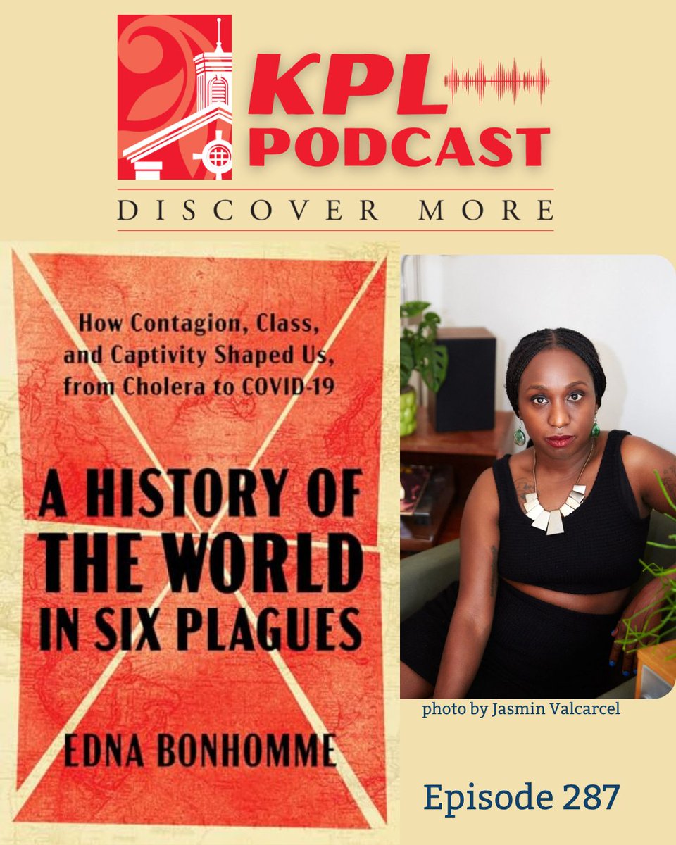 We were so lucky to talk to <a href="/jacobinoire/">edna bonhomme, phd</a> about her fascinating book "A History of the World in Six Plagues."  Be sure to listen and learn! kplpodcast.buzzsprout.com/1278428/episod…