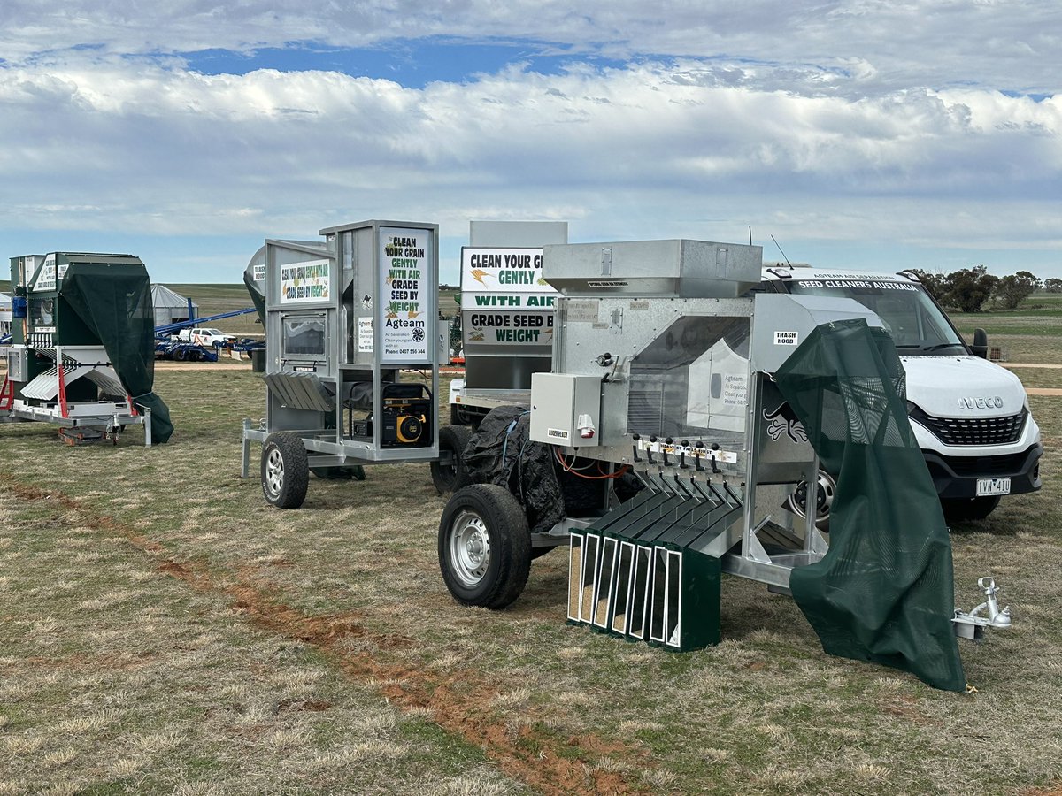 See you at Speed in the Mallee. Site 77. Do it yourself grain cleaning on a budget. Aug 6-7