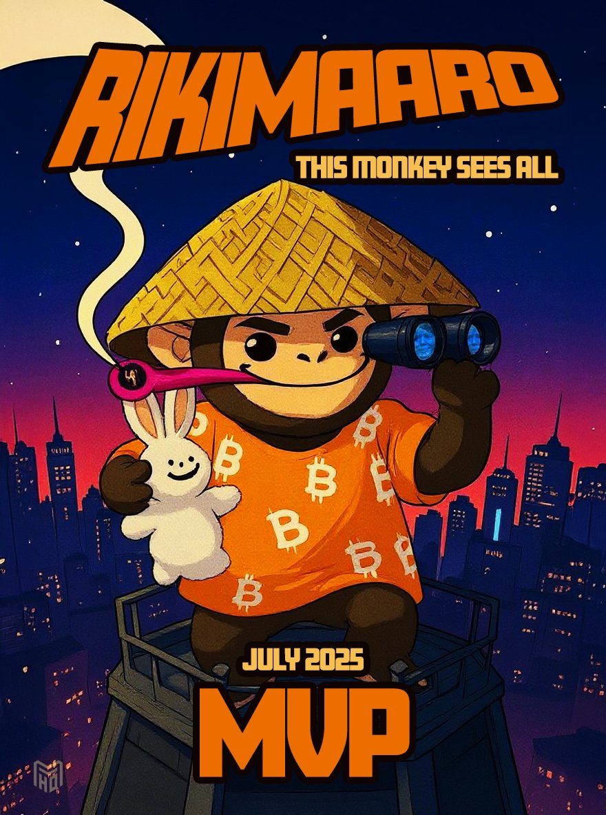 Metaverse HQ (@metaverse_hq) on Twitter photo Congrats to our July MVP <a href="/rikimaaro/">Rikimaaro.eth</a>
Consistently spotting early plays, calling high-conviction shitcoins, and helping members win all month long.
No monkey business here, the value speaks for itself.
Well deserved. 👏 Congrats to our July MVP <a href="/rikimaaro/">Rikimaaro.eth</a>
Consistently spotting early plays, calling high-conviction shitcoins, and helping members win all month long.
No monkey business here, the value speaks for itself.
Well deserved. 👏