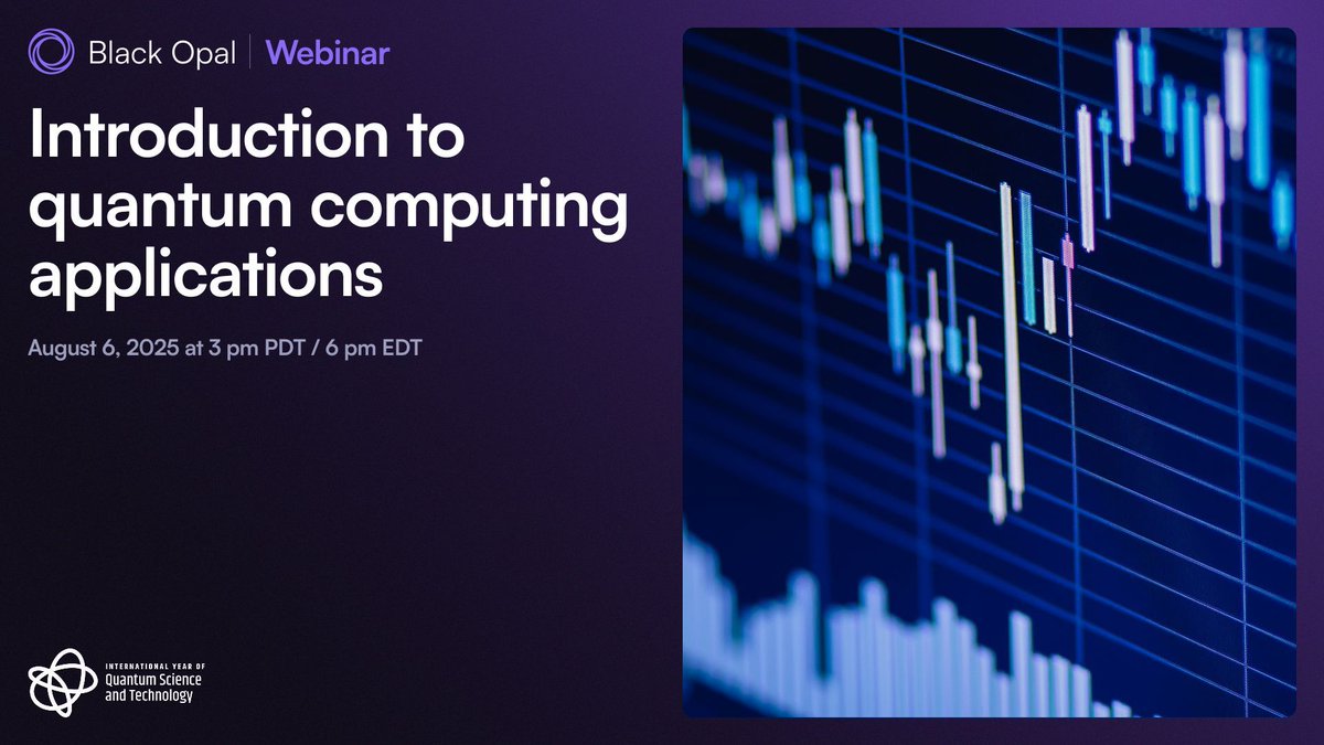 Discover how #QuantumComputing applies to your industry at our next #IYQ2025 masterclass webinar - coming up soon!

If you're preparing your team for a quantum-enabled future, this is one session you won’t want to miss.

buff.ly/iPI2uJZ