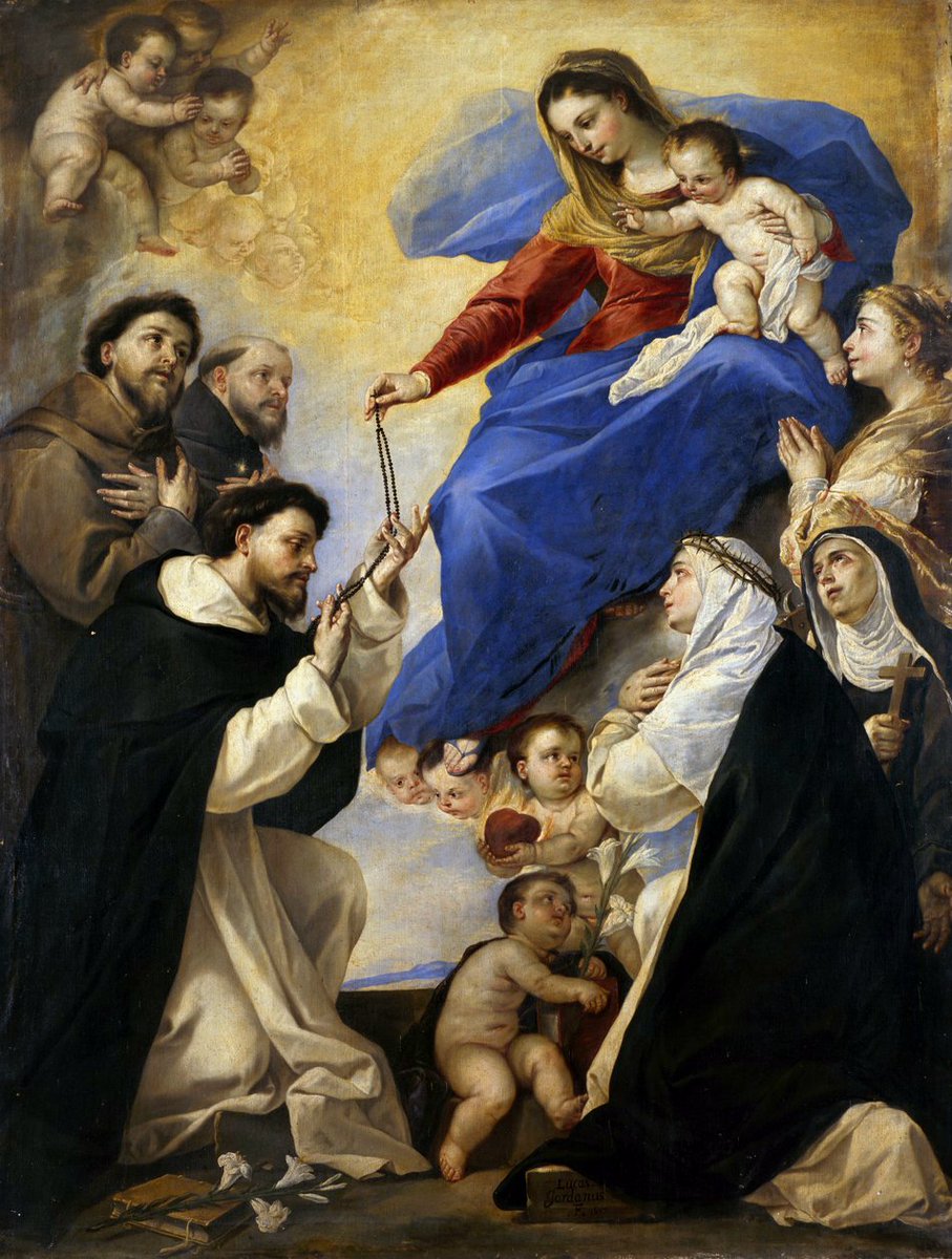 Luca Giordano, Our Lady of the Rosary, c.1657.
