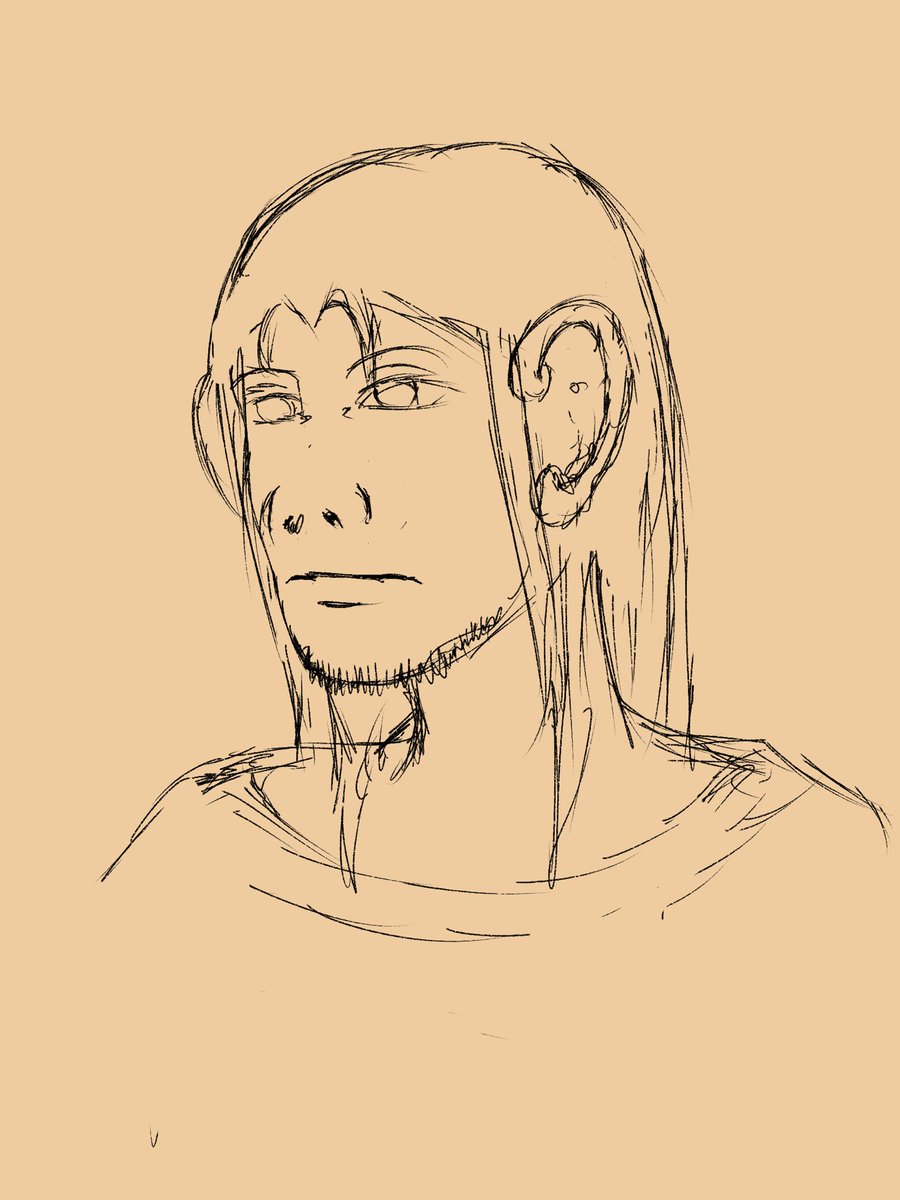 Missed doodling my favorite OC I’ve ever created, Zuron 🥹
